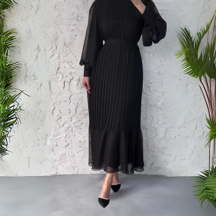 Hannah - Pleated Elegant Dress