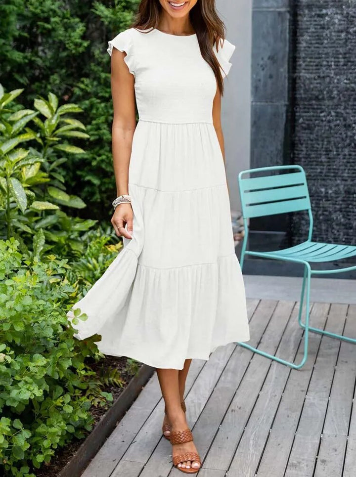 MEGHAN - Elegant Dress with Tummy Coverage