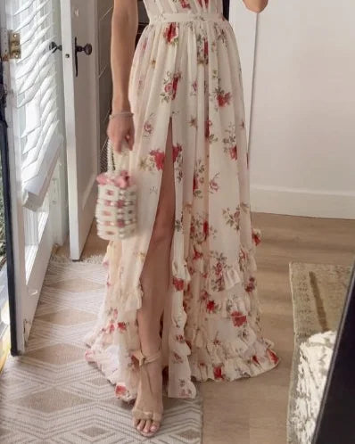 Gwenyth - Floral Flowy Maxi Dress