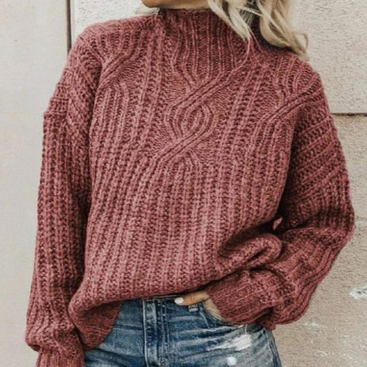 Chunky Black Knit Sweater