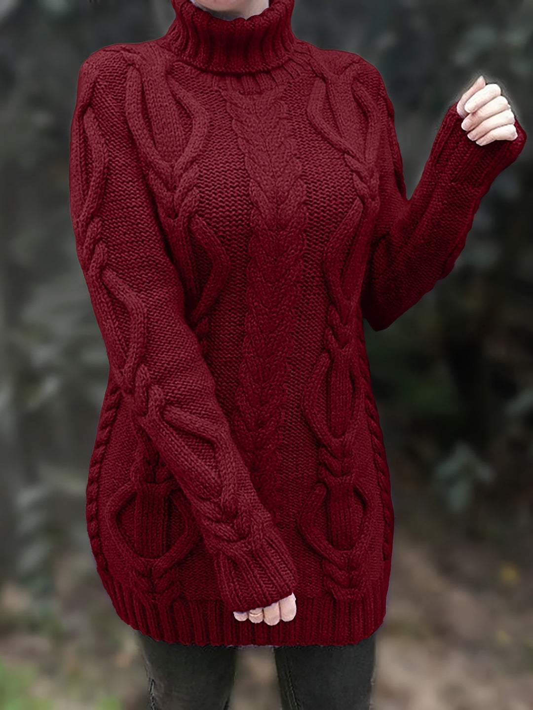 Chunky Cable Knit Sweater