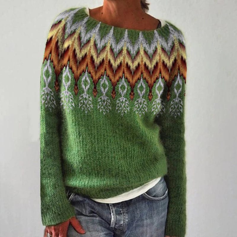 Colorful Fair Isle Sweater