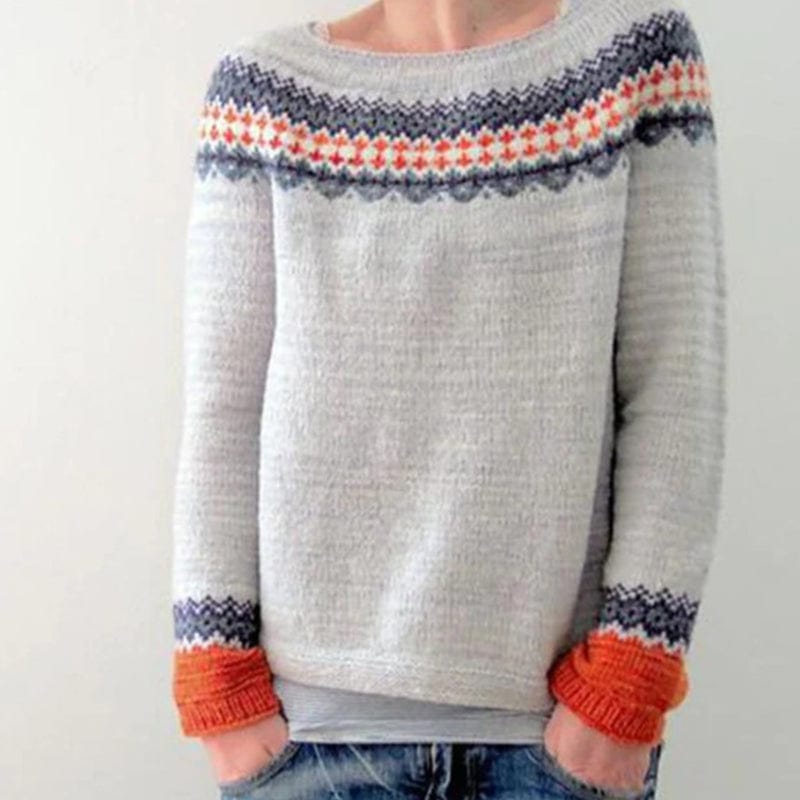 Colorful Fair Isle Sweater