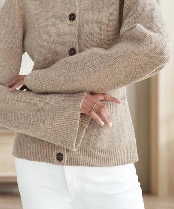 Elegant Buttoned Cardigan