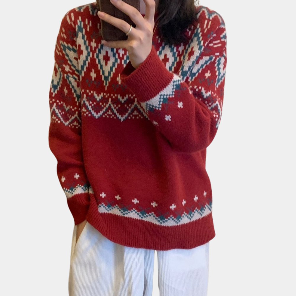 Fair Isle Knit Sweater