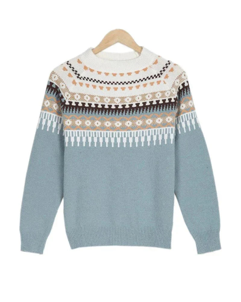 Fair Isle Knitwear Sweater