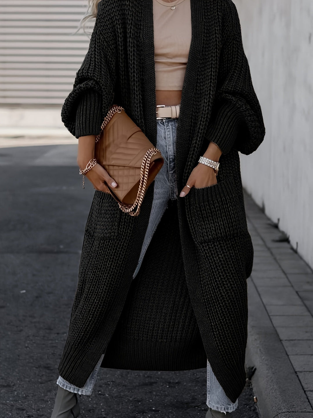 Long Knit Cardigan