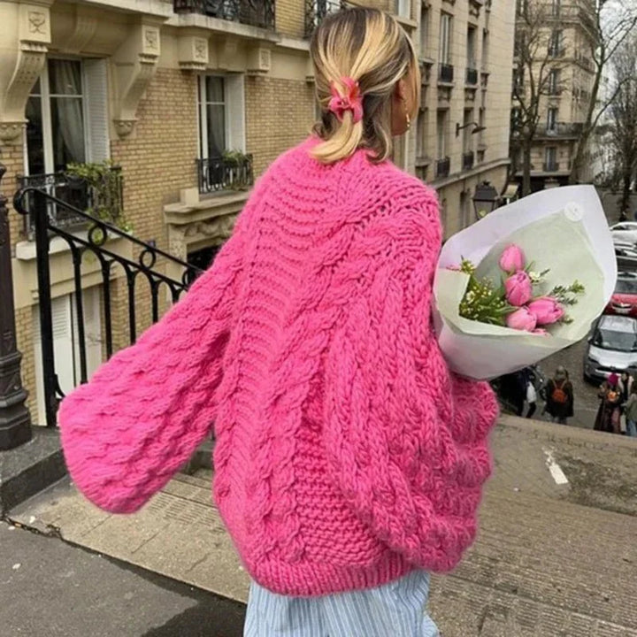 Oversized Cable-Knit Sweater